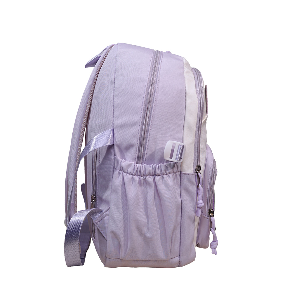 Cute Bapa Durable Polyester Material School Bag for Girls High School Students Cartoon Design