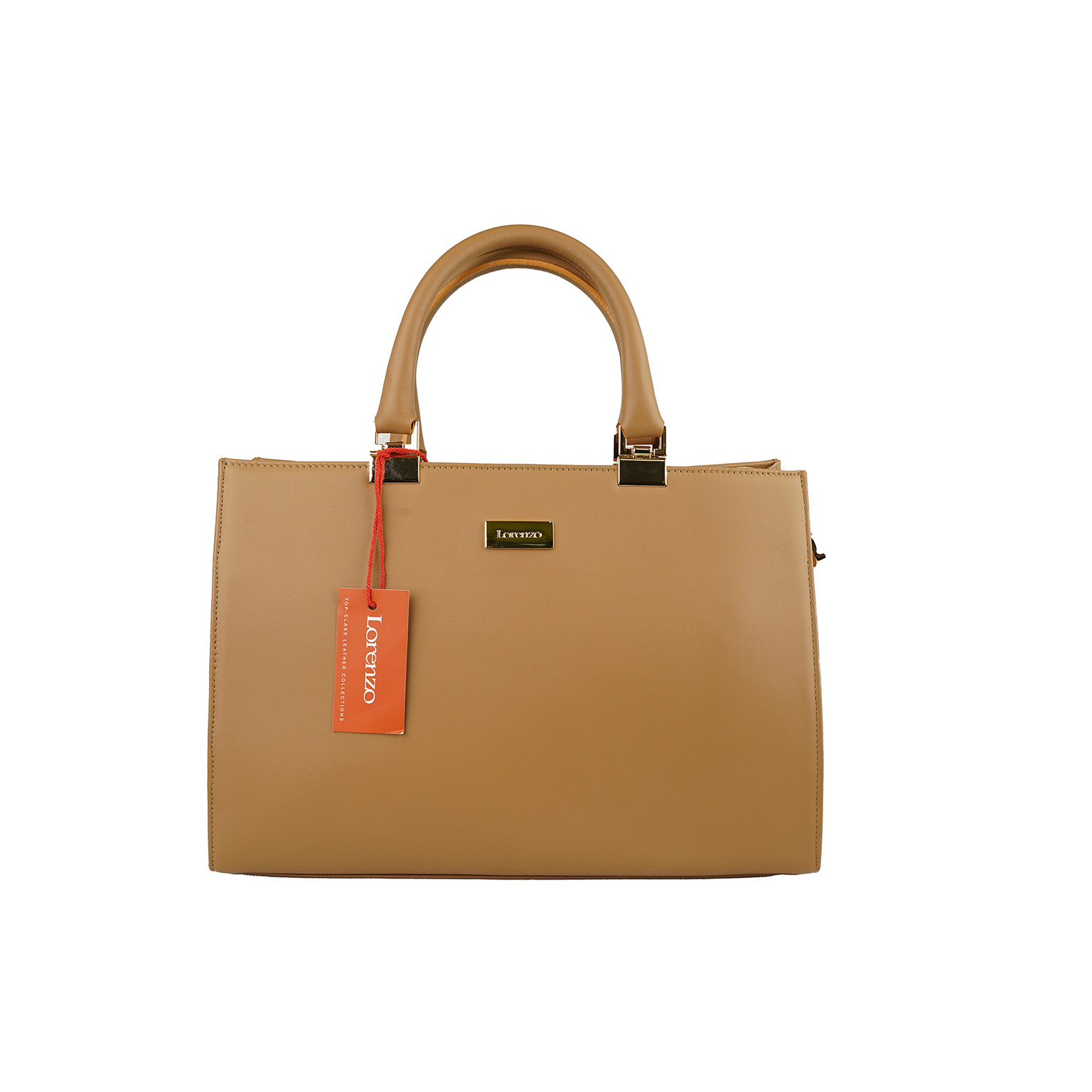 Lorenzo Beige Executive Tote Bag