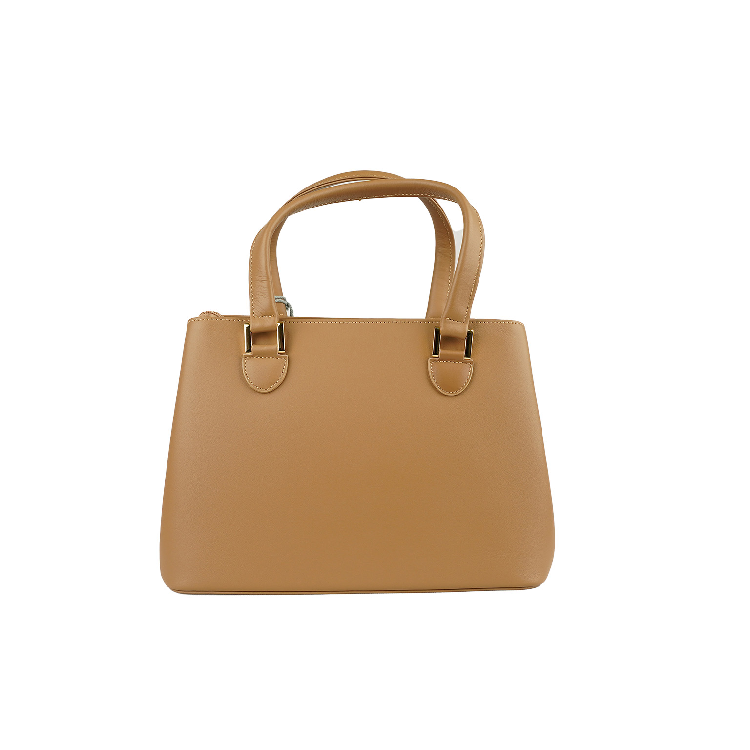Lorenzo Beige Structured Handbag