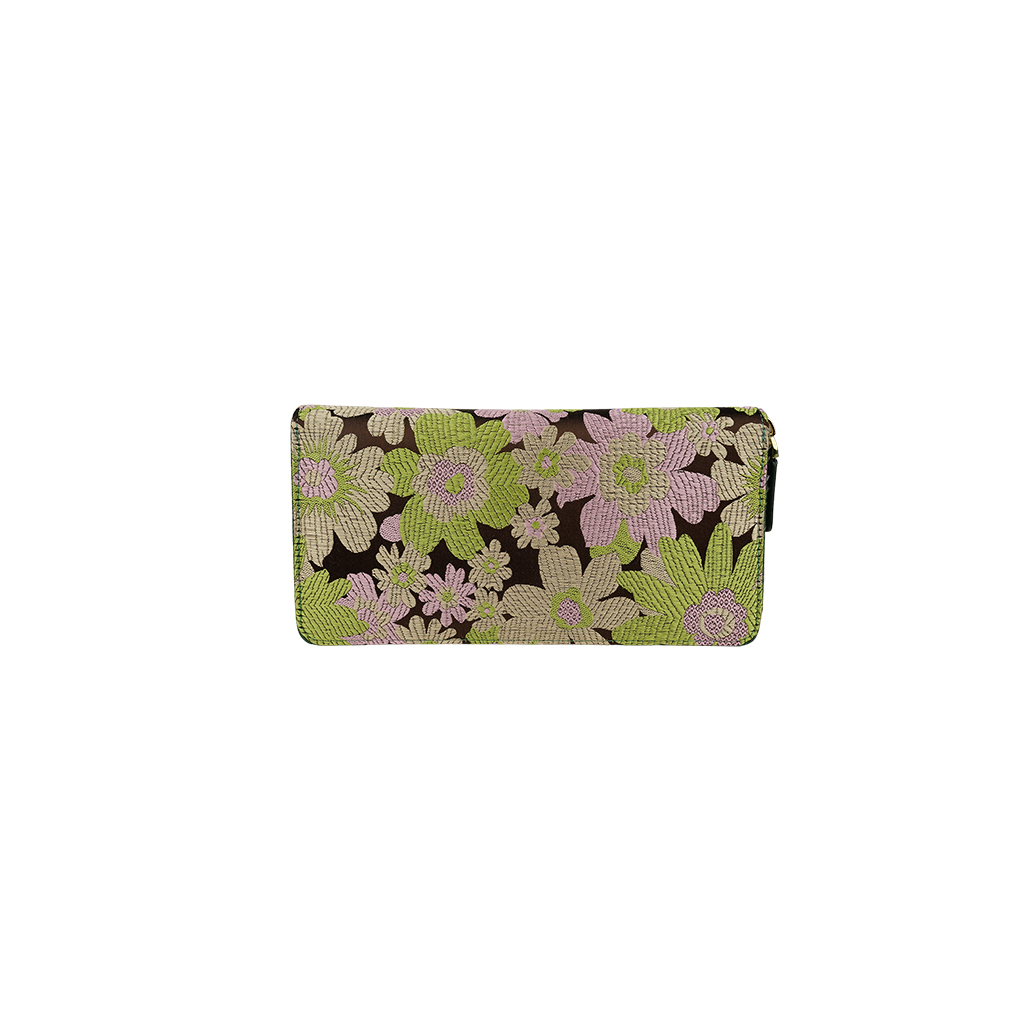 Magasin de Cuir Moss Green Long Wallet