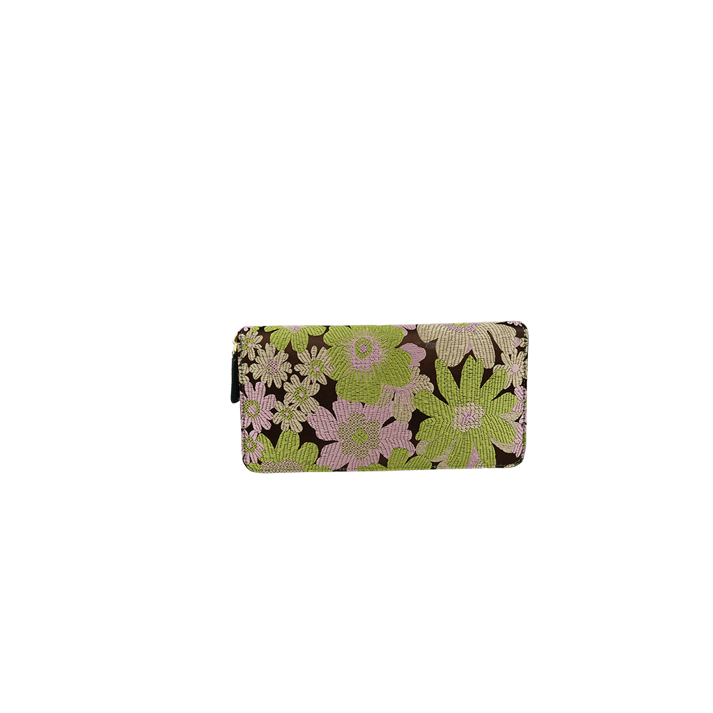 Magasin de Cuir Moss Green Long Wallet