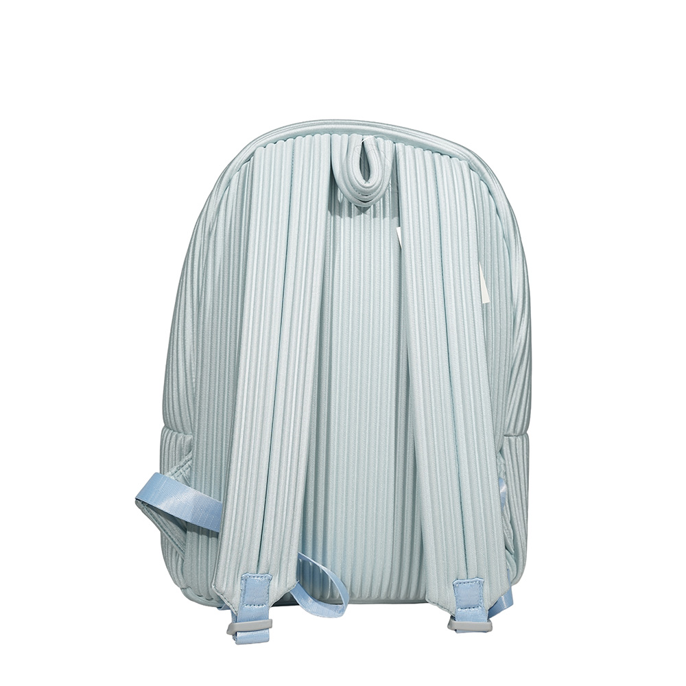 Minimalist Structured Backpack-Light Blue