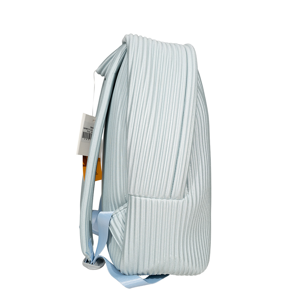 Minimalist Structured Backpack-Light Blue