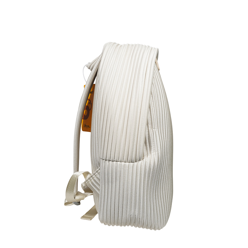 Minimalist Structured Backpack-White