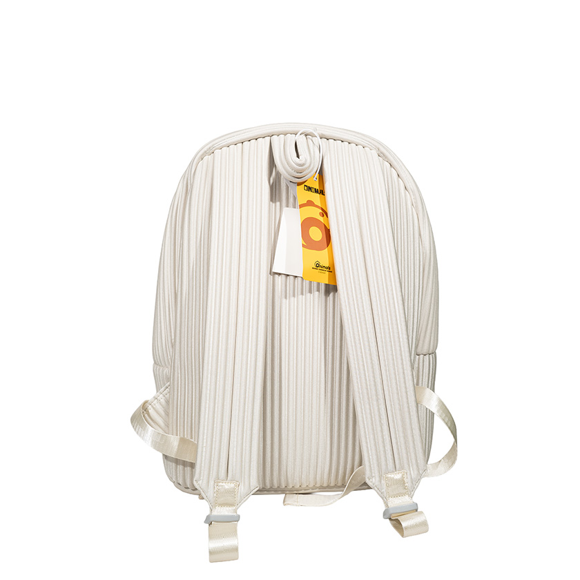 Minimalist Structured Backpack-White